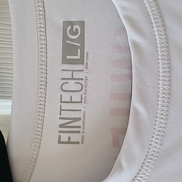 FINTECH MENS GRAY UV SHORT SLEEVE SHIRT "PERFORMANCE FISHING" SIZE LARGE - Picture 4 of 10